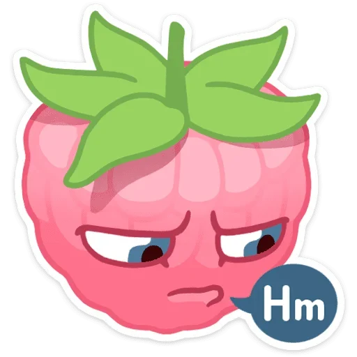 Sticker from the "Фруктовощи" sticker pack