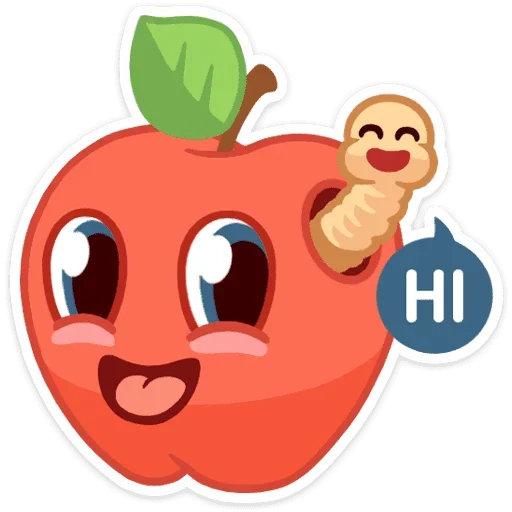 Sticker from the "Фруктовощи" sticker pack