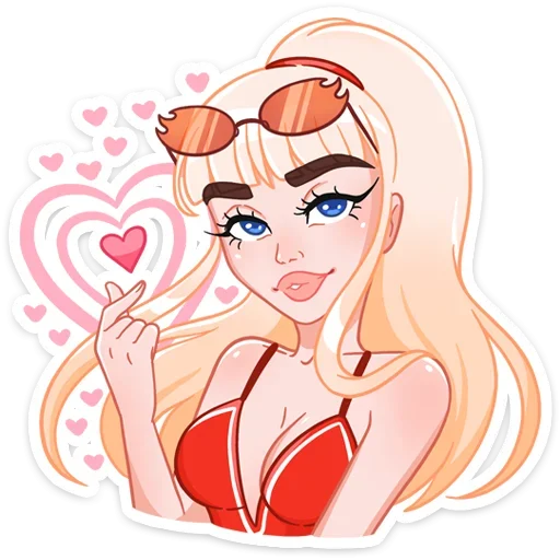 Sticker from the "Отдыхаем с Каталиной" sticker pack