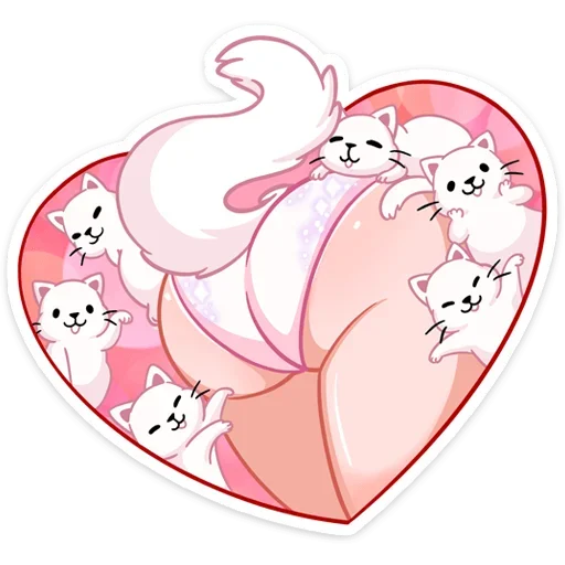 Sticker from the "Кошечка Каталина" sticker pack