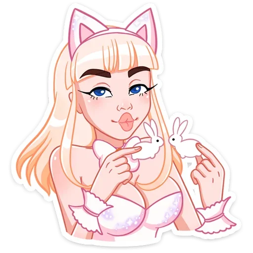 Sticker Кошечка Каталина