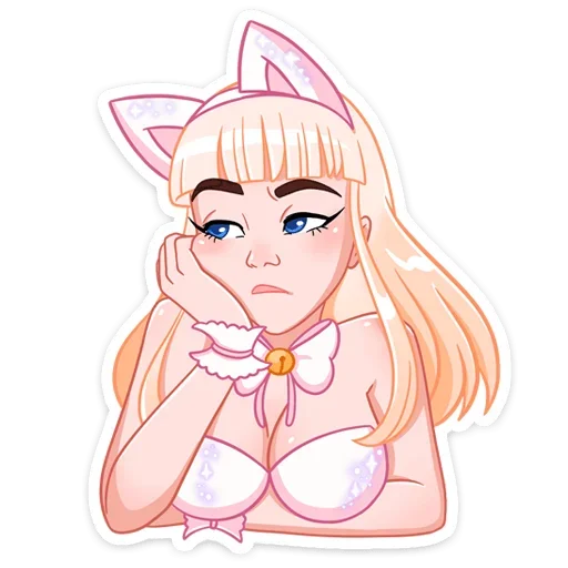 Sticker Кошечка Каталина