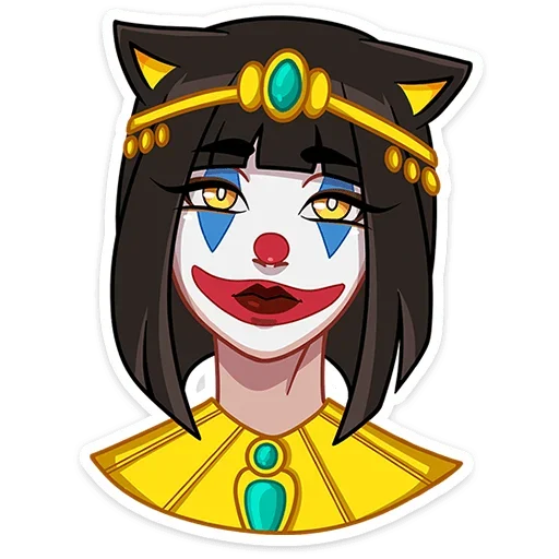 Sticker from the "Богиня Баст" sticker pack