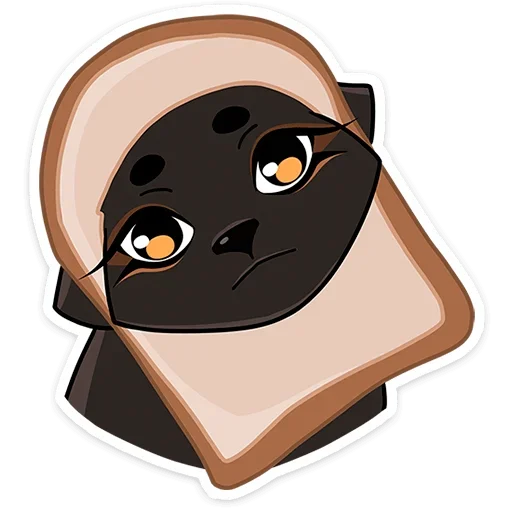 Sticker from the "Богиня Баст" sticker pack