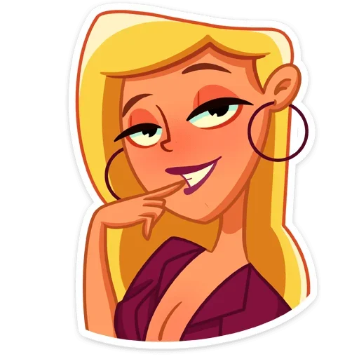 Sticker from the "Марго" sticker pack