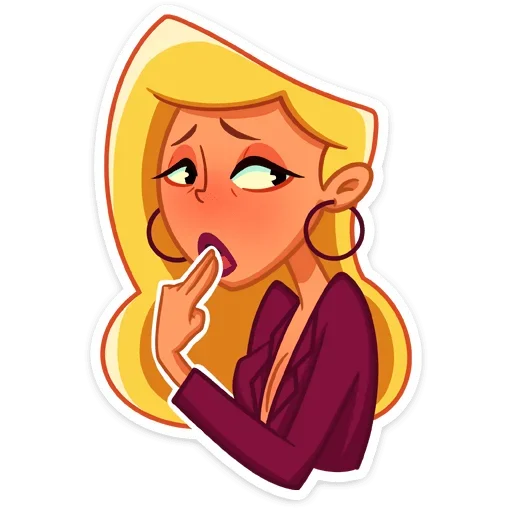 Sticker from the "Марго" sticker pack