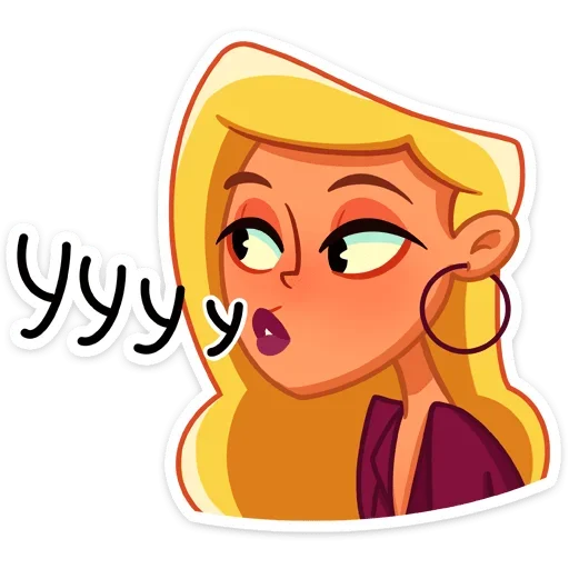 Sticker from the "Марго" sticker pack