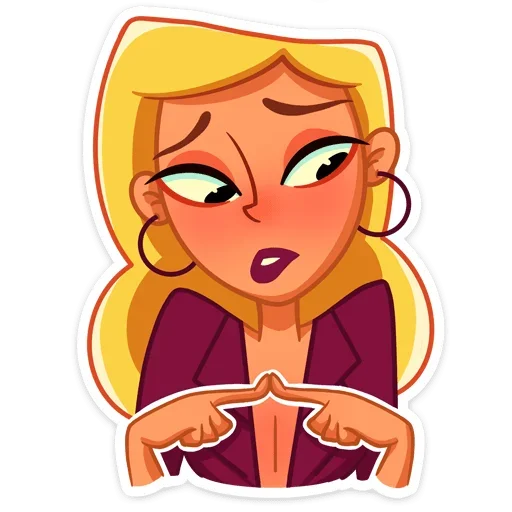 Sticker from the "Марго" sticker pack