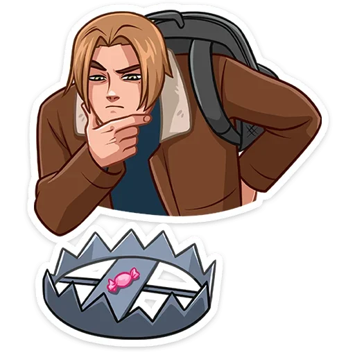 Sticker from the "Скотт" sticker pack