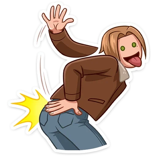 Sticker from the "Скотт" sticker pack