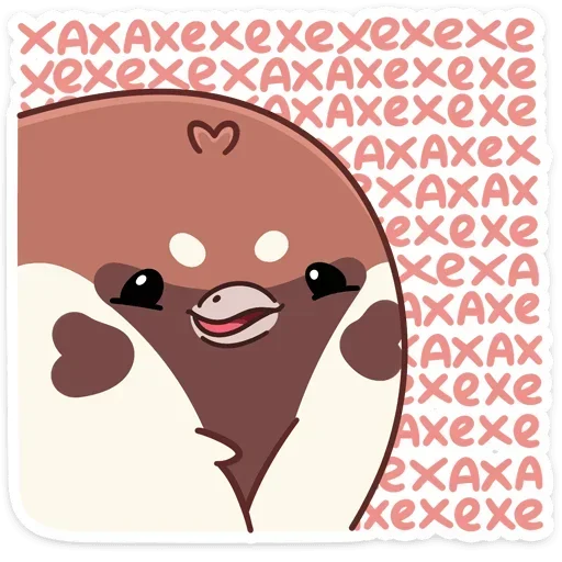 Sticker from the "Чик" sticker pack