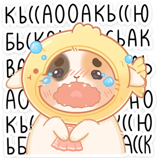 Sticker from the "vk cheese" sticker pack