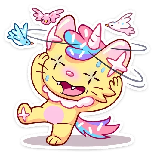 Sticker from the "Уютненький Кэнди Кэт" sticker pack