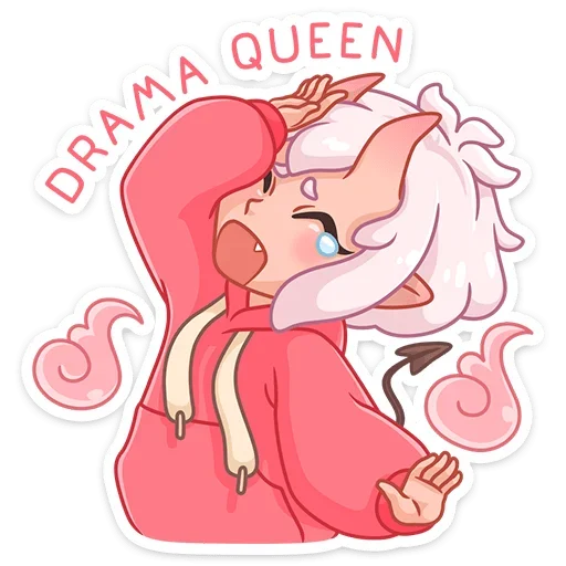 Sticker from the "Они-тян" sticker pack