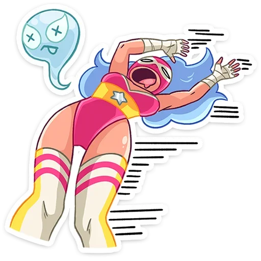 Sticker from the "Леди Сила" sticker pack