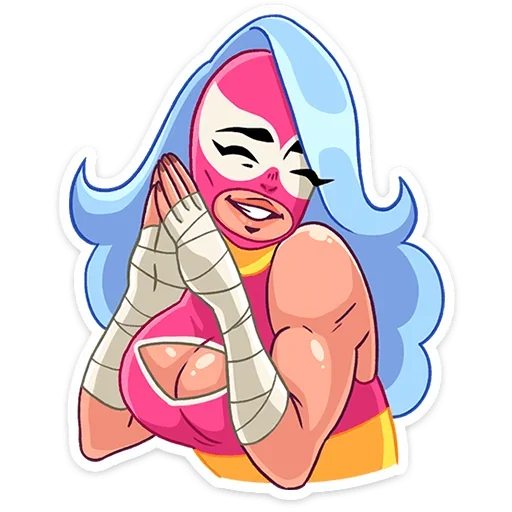 Sticker from the "Леди Сила" sticker pack