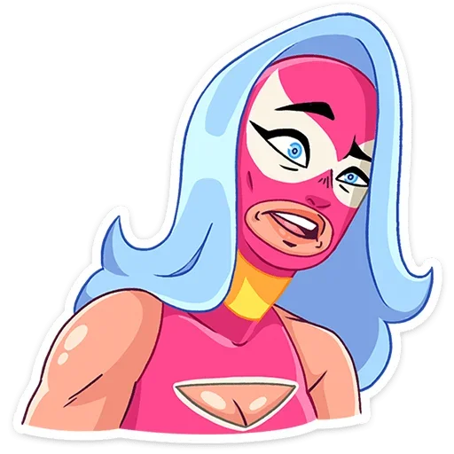 Sticker from the "Леди Сила" sticker pack