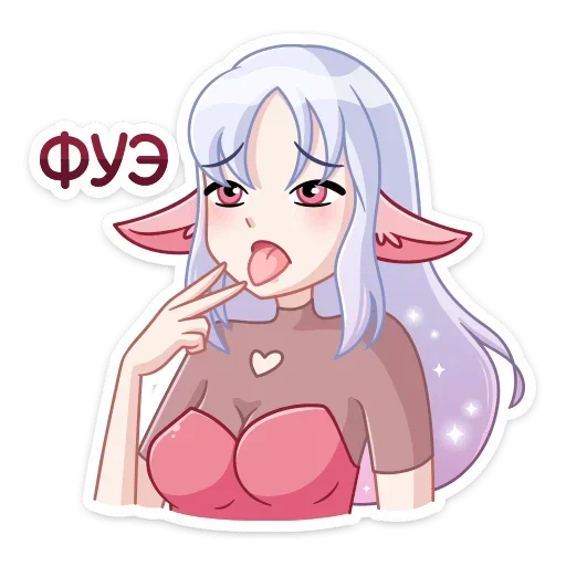 Sticker from the "Флоренс" sticker pack