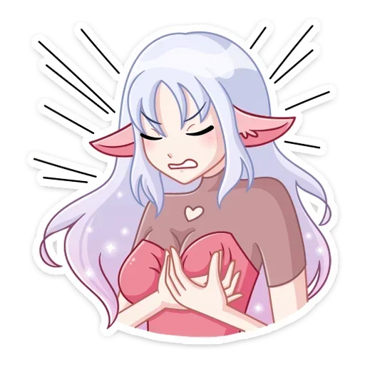 Sticker from the "Флоренс" sticker pack