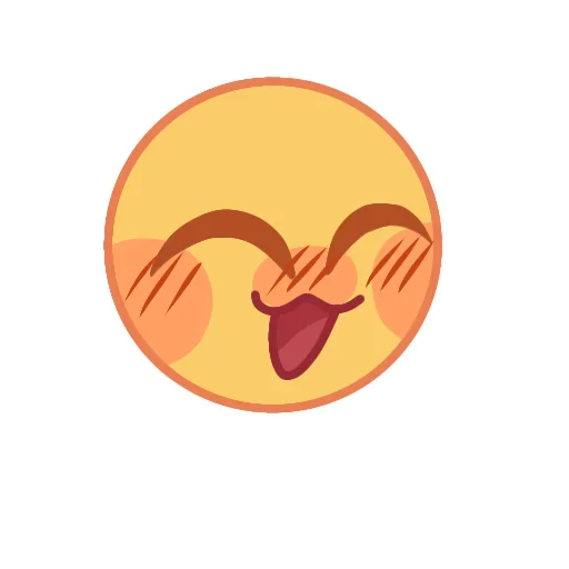 Sticker from the "Cursed Emojis 2" sticker pack