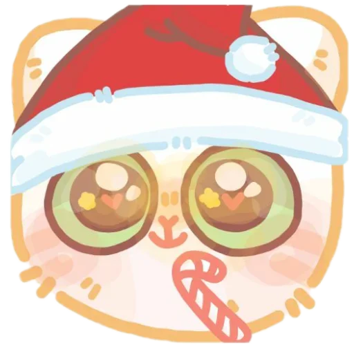 Sticker from the "colored emotions kittens" sticker pack