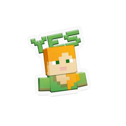 Sticker Minecraft_by_l|v|l