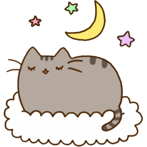 Sticker from the "Pusheen 2.0" sticker pack