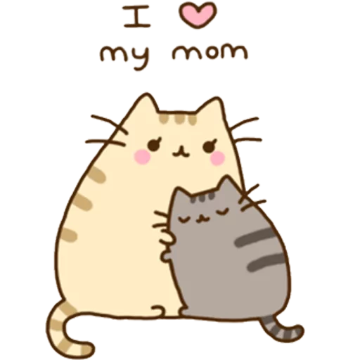 Sticker from the "Pusheen 2.0" sticker pack