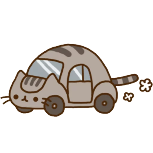 Sticker from the "Pusheen 2.0" sticker pack