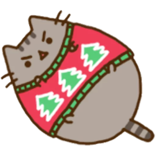 Стикер из набора "Pusheen 2.0"