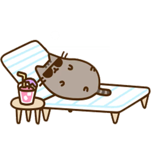 Стикер из набора "Pusheen 2.0"