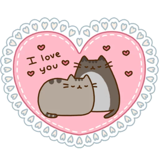 Sticker from the "Pusheen 2.0" sticker pack