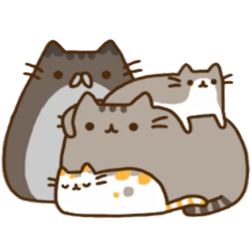 Sticker from the "Pusheen 2.0" sticker pack