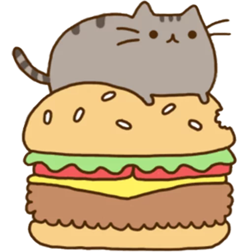 Sticker from the "Pusheen 2.0" sticker pack