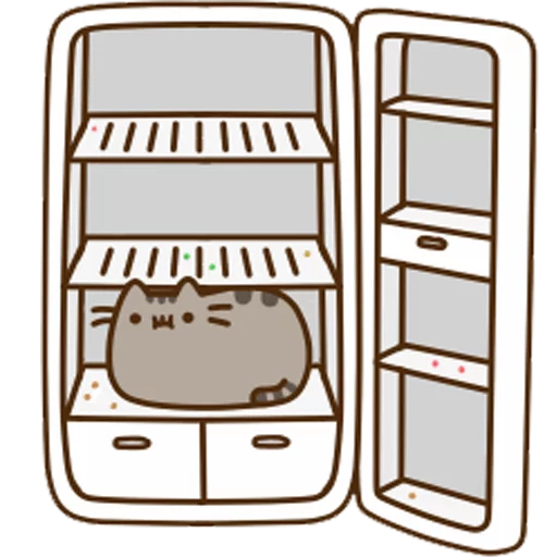 Sticker from the "Pusheen 2.0" sticker pack