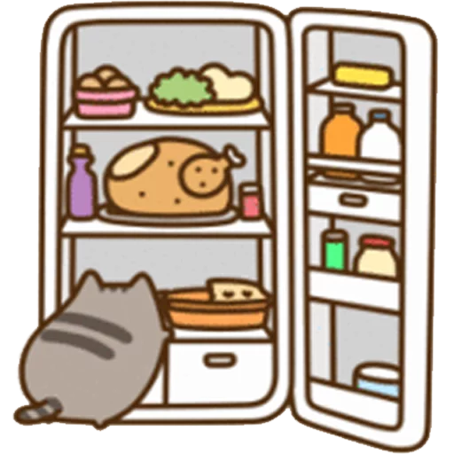 Sticker from the "Pusheen 2.0" sticker pack