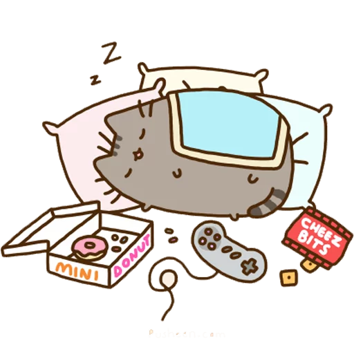 Sticker from the "Pusheen 2.0" sticker pack