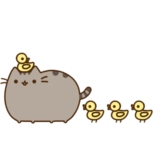 Sticker from the "Pusheen 2.0" sticker pack