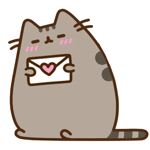 Sticker from the "Pusheen 2.0" sticker pack