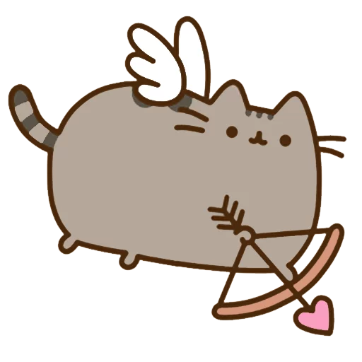 Sticker from the "Pusheen 2.0" sticker pack