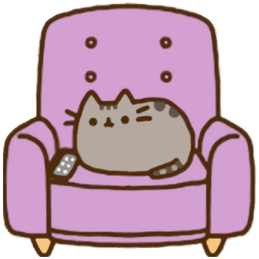 Sticker from the "Pusheen 2.0" sticker pack