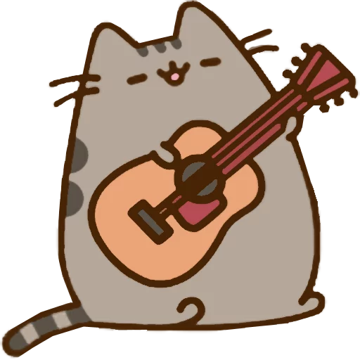 Sticker from the "Pusheen 2.0" sticker pack