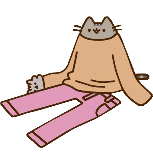 Sticker from the "Pusheen 2.0" sticker pack