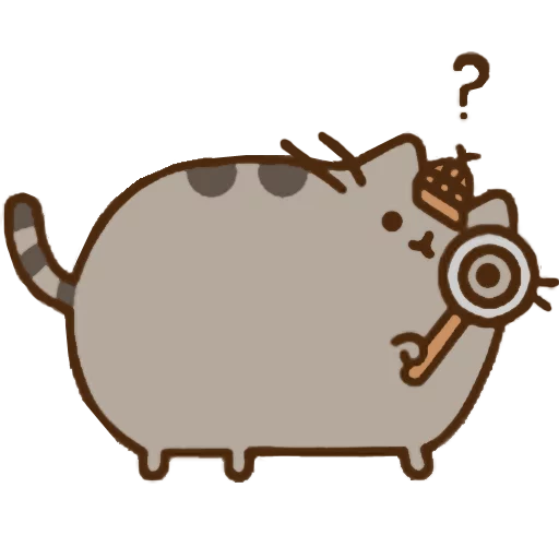 Sticker from the "Pusheen 2.0" sticker pack