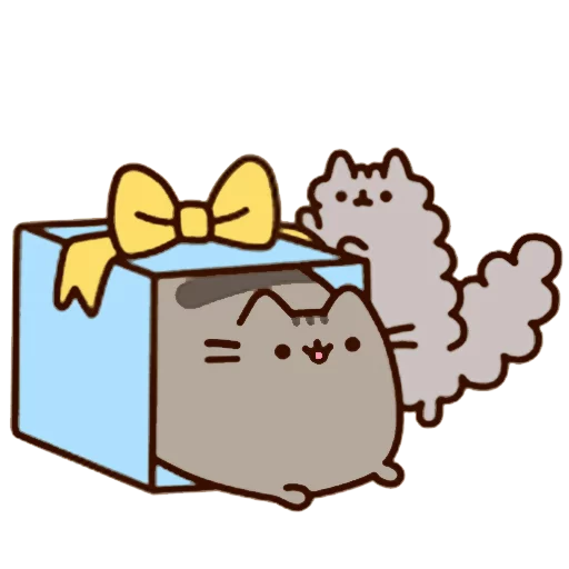 Стикер из набора "Pusheen 2.0"