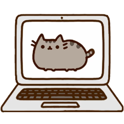 Sticker from the "Pusheen 2.0" sticker pack