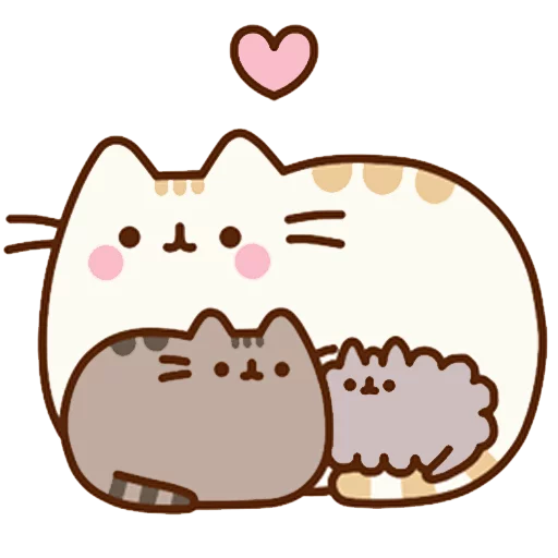 Sticker from the "Pusheen 2.0" sticker pack