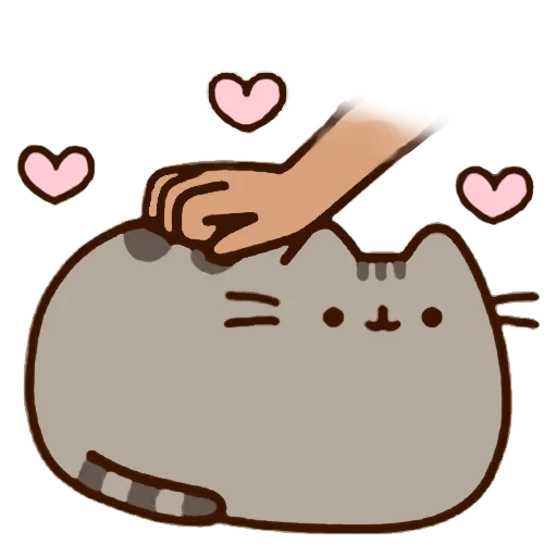 Sticker from the "Pusheen 2.0" sticker pack