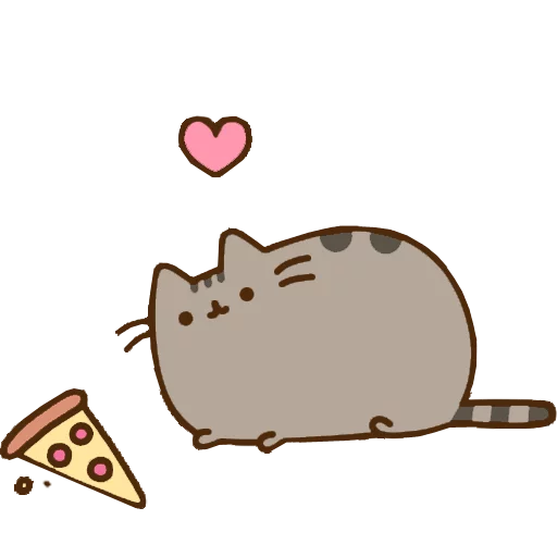 Sticker from the "Pusheen 2.0" sticker pack