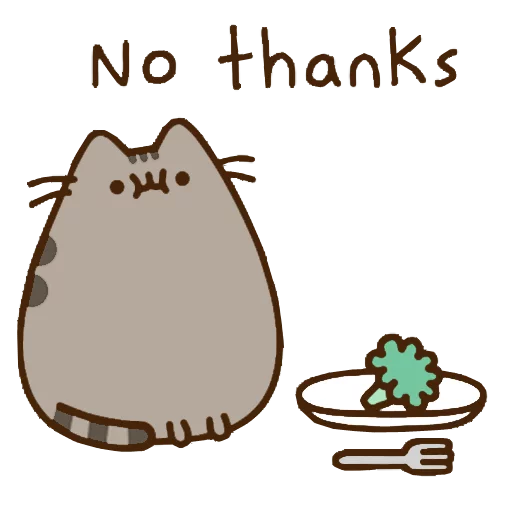 Sticker from the "Pusheen 2.0" sticker pack